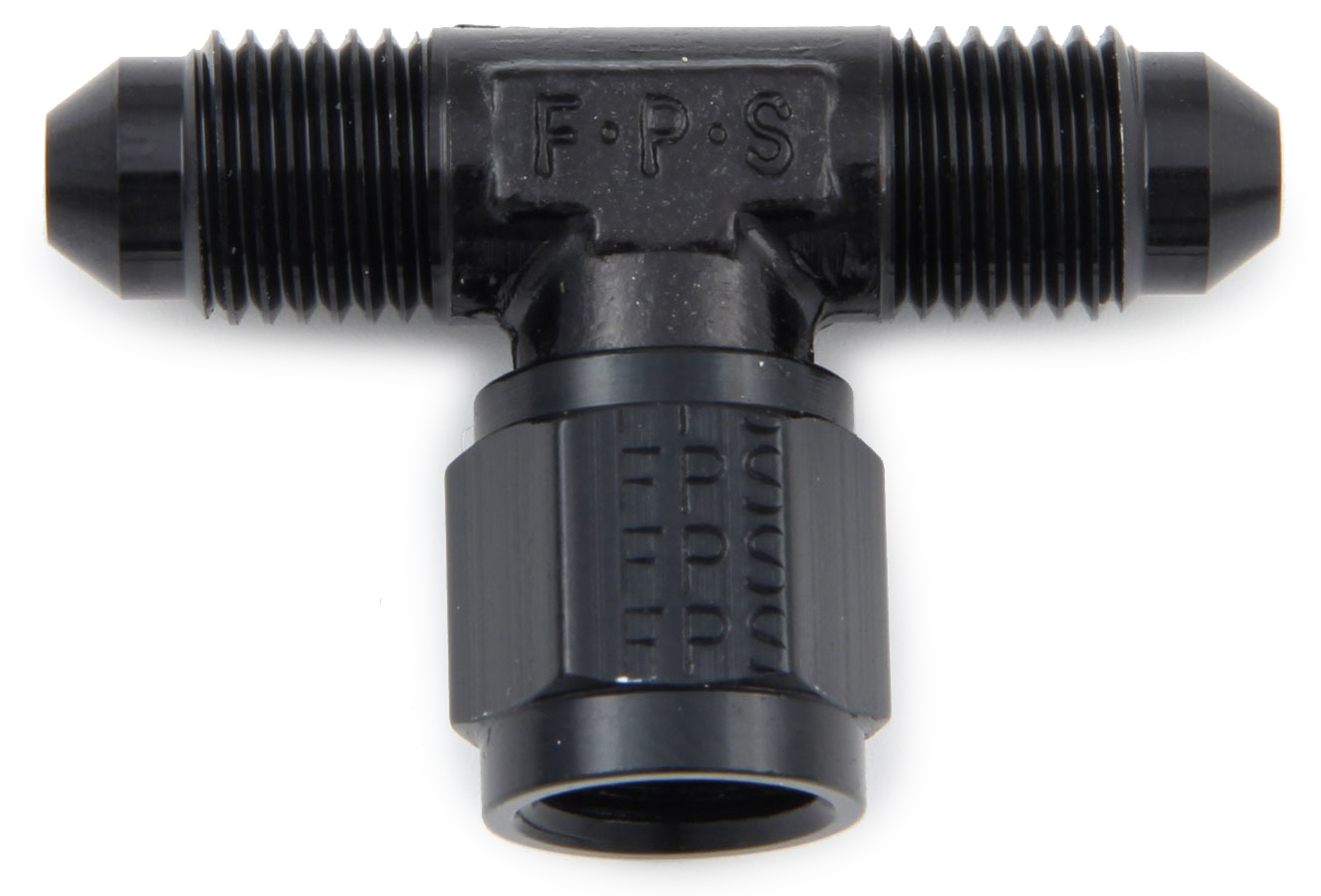 Fragola 498203-BL - 6AN T Female Swivel On Side - Black Fragola 498203-BL - 6AN T Female Swivel On Side - Black