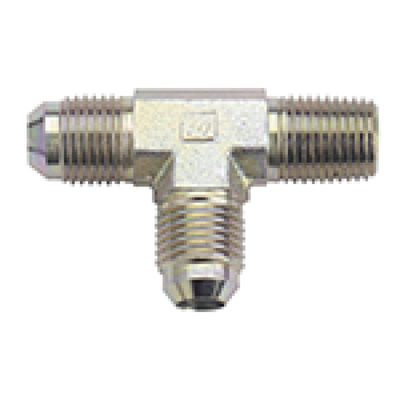 Fragola 582604 - 4AN Tee 1/8 NPT On Run - Steel Fragola 582604 - 4AN Tee 1/8 NPT On Run - Steel