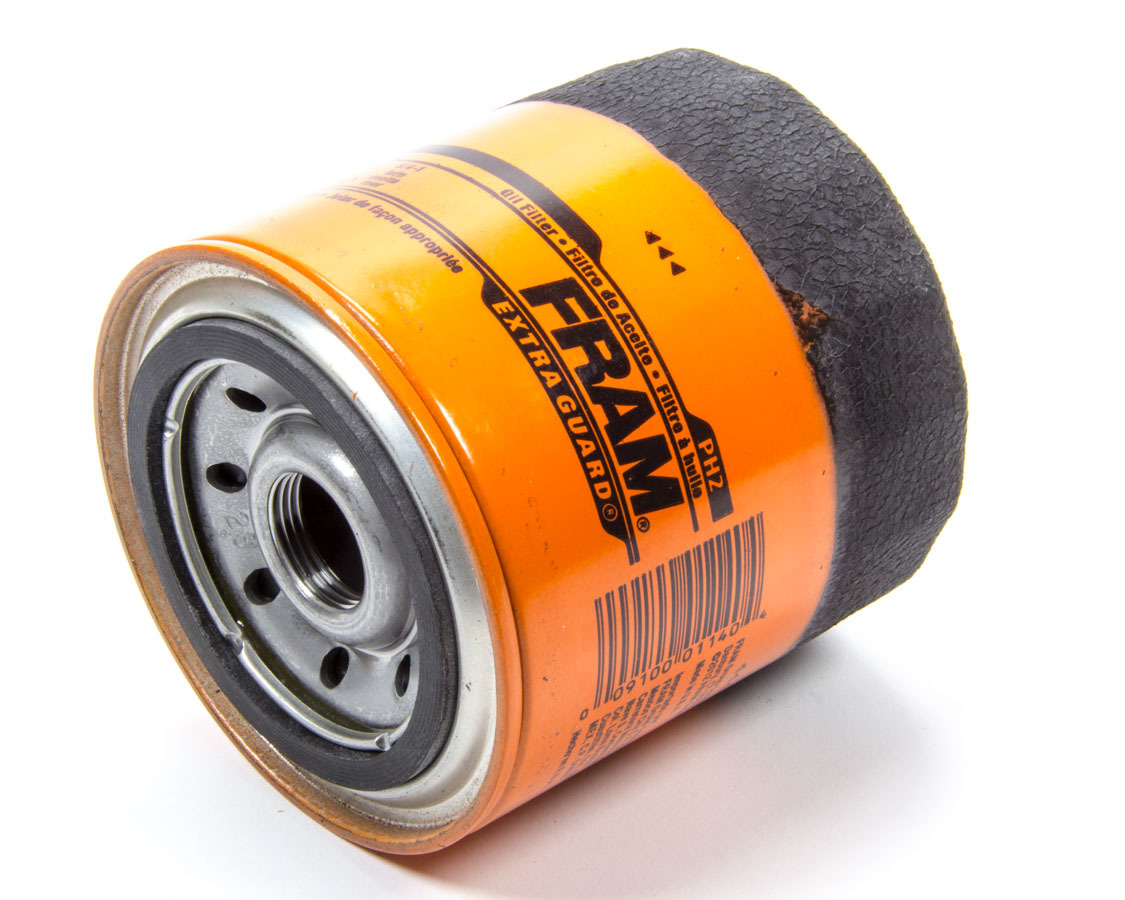 Fram PH2 - Oil Filter - Extra Guard - Canister - Screw-On - 3.98 in Tall - 22 mm x 1.50 in Thread - Steel - Orange Paint - Various Applications - Each Fram PH2 - Oil Filter - Extra Guard - Canister - Screw-On - 3.98 in Tall - 22 mm x 1.50 in Thread - Steel - Orange Paint - Various Applications - Each