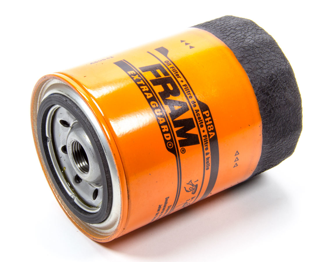 Fram PH8A - Oil Filter - Extra Guard - Canister - Screw-On - 5.05 in Tall - 3/4-16 in Thread - Steel - Orange Paint - Various Applications - Each Fram PH8A - Oil Filter - Extra Guard - Canister - Screw-On - 5.05 in Tall - 3/4-16 in Thread - Steel - Orange Paint - Various Applications - Each