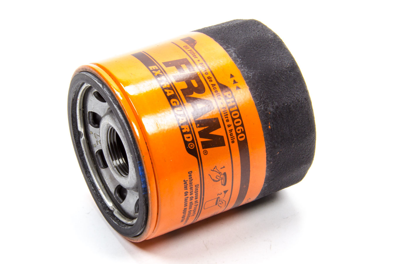 Fram PH10060 - Oil Filter - Extra Guard - Canister - Screw-On - 3.333 in Tall - 22 mm x 1.50 Thread - Steel - Orange Paint - Various Applications - Each Fram PH10060 - Oil Filter - Extra Guard - Canister - Screw-On - 3.333 in Tall - 22 mm x 1.50 Thread - Steel - Orange Paint - Various Applications - Each