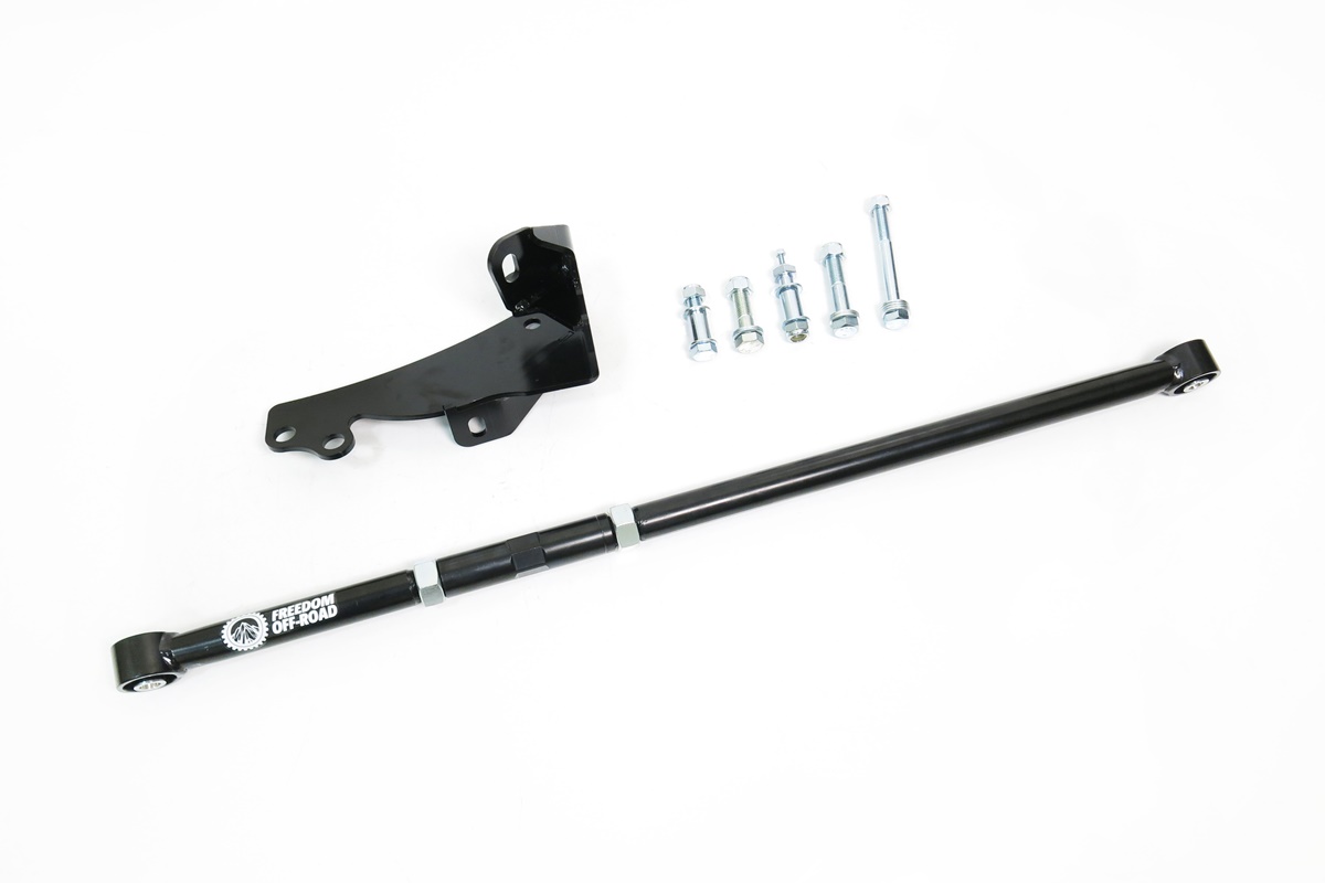 Freedom Offroad FO-D1003-PB - Adjustable Front Track Bar 0-4 Inch Lift w/Pillowball Bushings 95-02 Ram 1500/2500/3500 Freedom Off-Road Freedom Offroad FO-D1003-PB - Adjustable Front Track Bar 0-4 Inch Lift w/Pillowball Bushings 95-02 Ram 1500/2500/3500 Freedom Off-Road