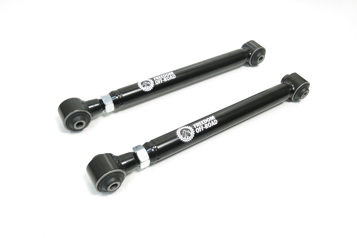 Freedom Offroad FO-J703RL-ADJ - Adjustable Rear Lower Control Arms For 0-4.5 Inch Lift 07-18 Wrangler JK Freedom Off-Road