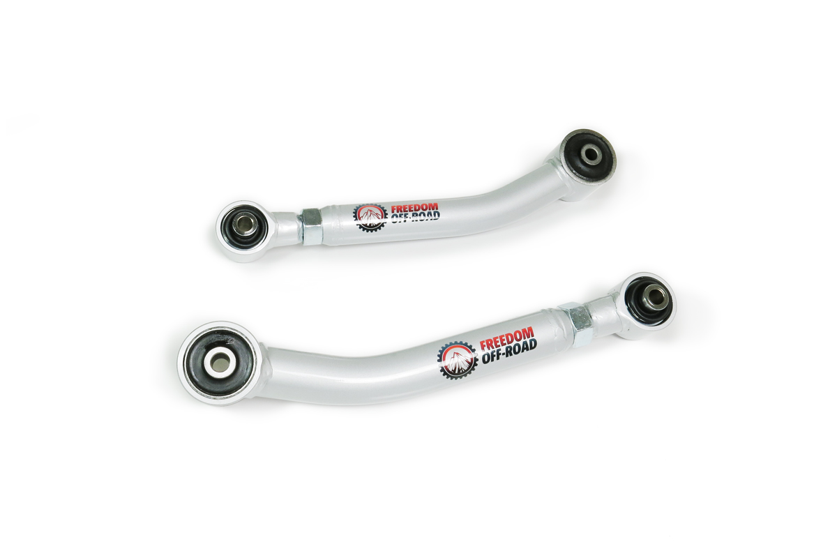 Freedom Offroad FO-J705L-ADJ-FLX - Front Lower Control Arms for 0-8 Inch w/ Pillowball 84-01 Cherokee 97-06 Wrangler Freedom Off-Road Freedom Offroad FO-J705L-ADJ-FLX - Front Lower Control Arms for 0-8 Inch w/ Pillowball 84-01 Cherokee 97-06 Wrangler Freedom Off-Road