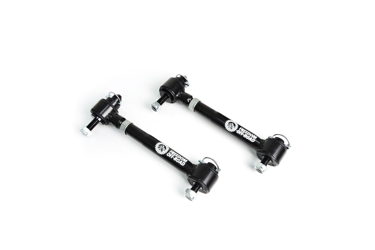 Freedom Offroad FO-J403F-ADJ - Adjustable Front End link Disconnect for 2.5-6 Inch Lift 07-18 Wrangler JK Freedom Off-Road Freedom Offroad FO-J403F-ADJ - Adjustable Front End link Disconnect for 2.5-6 Inch Lift 07-18 Wrangler JK Freedom Off-Road