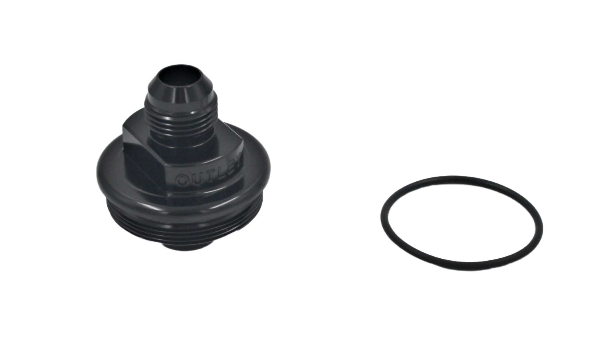 Fuelab 108020101-7 - Fuel Filter Outlet Cap -10AN Black Fuelab 108020101-7 - Fuel Filter Outlet Cap -10AN Black