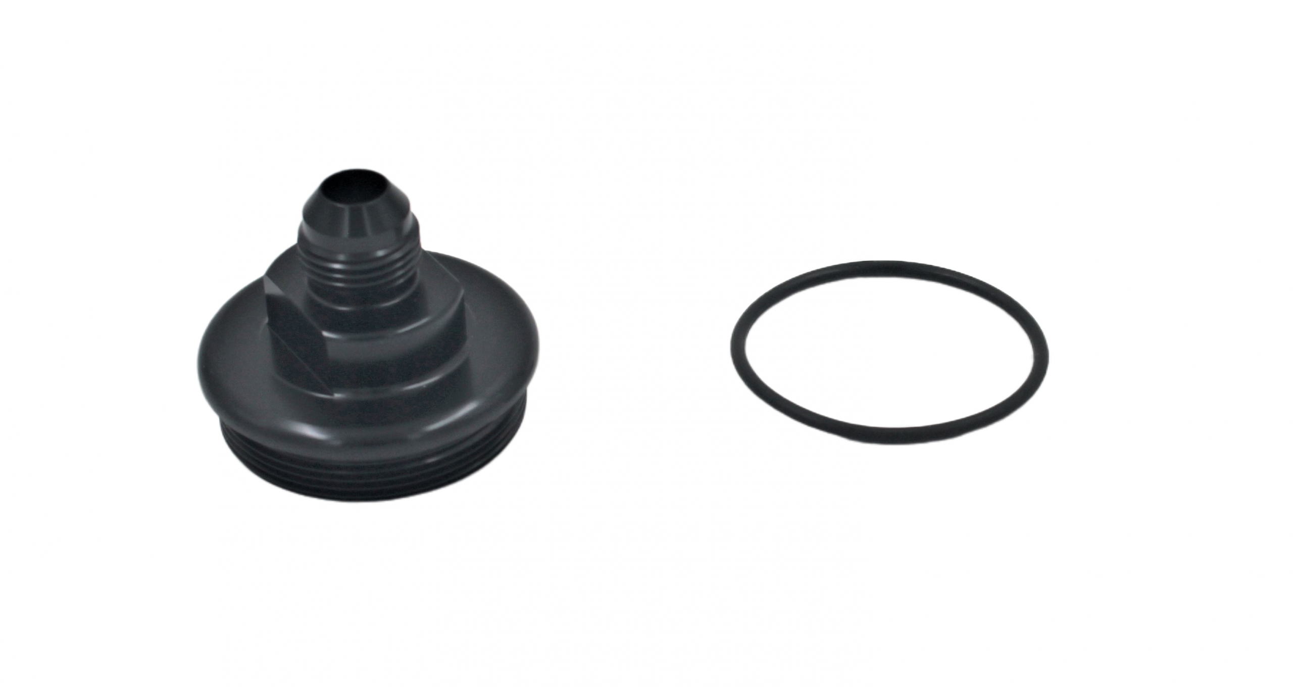 Fuelab 108020102-6 - Fuel Filter Inlet Cap -8AN Black Fuelab 108020102-6 - Fuel Filter Inlet Cap -8AN Black