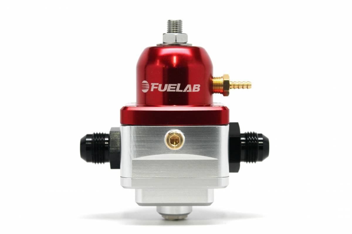 Fuelab 52901-2 - Regulator Adjustable Electronic (1) -6 inlet (1) -6 return Red