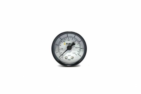 Fuelab 71511 - 1.5 Inch Fuel Pressure Gauge EFI Range 0-120psi Dual Bar/PSI Scale Fuelab 71511 - 1.5 Inch Fuel Pressure Gauge EFI Range 0-120psi Dual Bar/PSI Scale