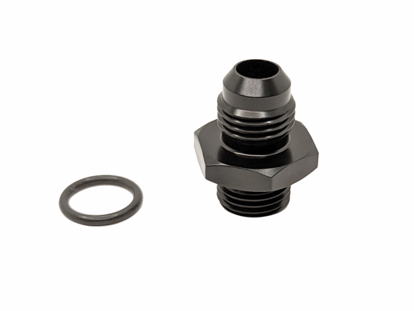 Fuelab 72101 - Port Fitting Standard -6AN ORB to -6AN 37 flare