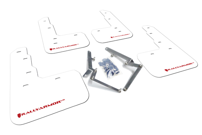 Rally Armor MF47-UR-WH/RD - 17-22 Honda Civic Type R White UR Mud Flap w/Red Logo Rally Armor MF47-UR-WH/RD - 17-22 Honda Civic Type R White UR Mud Flap w/Red Logo