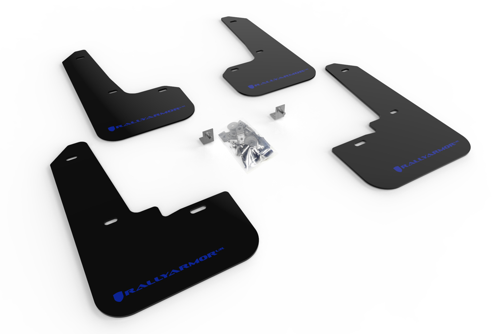 Rally Armor MF64-UR-BLK/BL - 20-25 Subaru Legacy Black UR Mud Flap w/Blue Logo Rally Armor MF64-UR-BLK/BL - 20-25 Subaru Legacy Black UR Mud Flap w/Blue Logo
