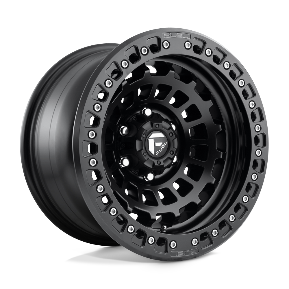 Fuel Wheels D10117908445 - Aluminum Wheels 17X9 Zephyr Beadlock D101 6 On 139.7 Matte Black 106.3 Bore -15 Offset Fuel Off Road Wheels