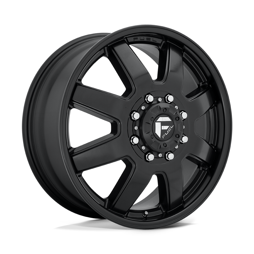 Fuel Wheels D436208292 - Dually Wheels 20X8.3 Maverick Dually D436 8 On 200 Matte Black 142 Bore 122 Offset 7 Spoke Front Dually Fuel Off Road Wheels
