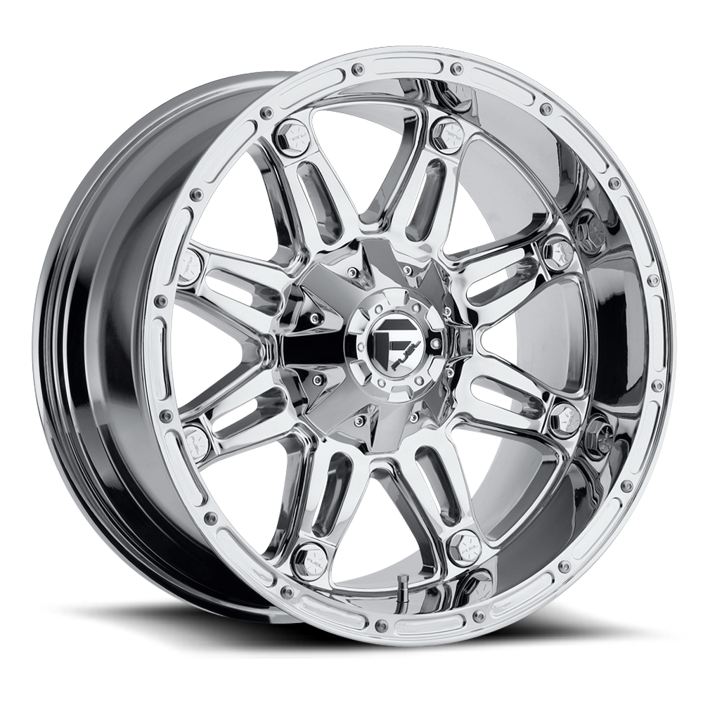 Fuel Wheels D53018902645 - Aluminum Wheels 18X9 Hostage D530 5 On 114.3/5 On 127 Chrome 78.1 Bore -12 Offset Fuel Off Road Wheels