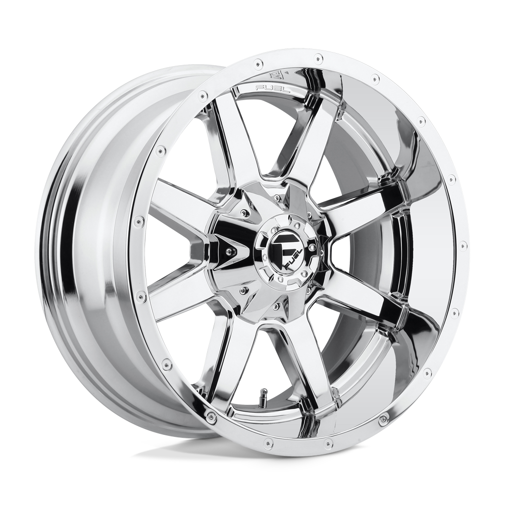Fuel Wheels D53620009847 - Aluminum Wheels 20X10 Maverick D536 6 On 135/6 On 139.7 Chrome 106.4 Bore -18 Offset Fuel Off Road Wheels