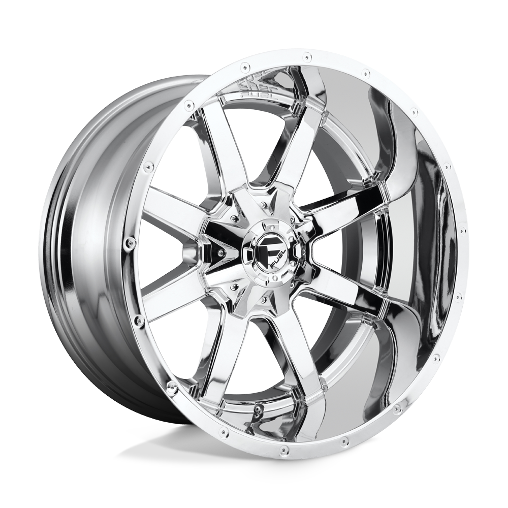 Fuel Wheels D53620001847 - Aluminum Wheels 20X10 Maverick D536 8 On 180 Chrome 125.2 Bore -18 Offset Fuel Off Road Wheels