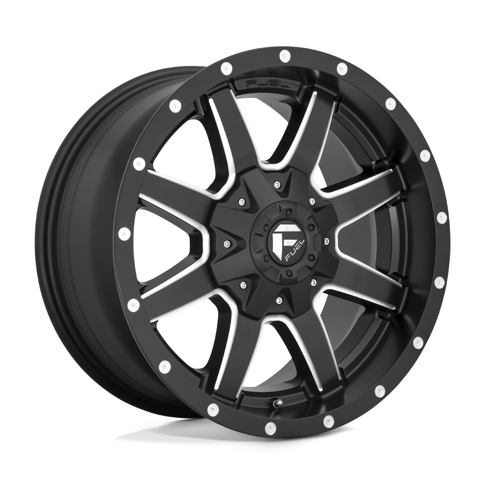 Fuel Wheels D5382082A935 - Dually Wheels 20X8.25 Maverick Dually D538 10 On 225 Black Milled 170.1 Bore -202 Offset 7 Spoke Outer Dually Fuel Off Road Wheels Fuel Wheels D5382082A935 - Dually Wheels 20X8.25 Maverick Dually D538 10 On 225 Black Milled 170.1 Bore -202 Offset 7 Spoke Outer Dually Fuel Off Road Wheels