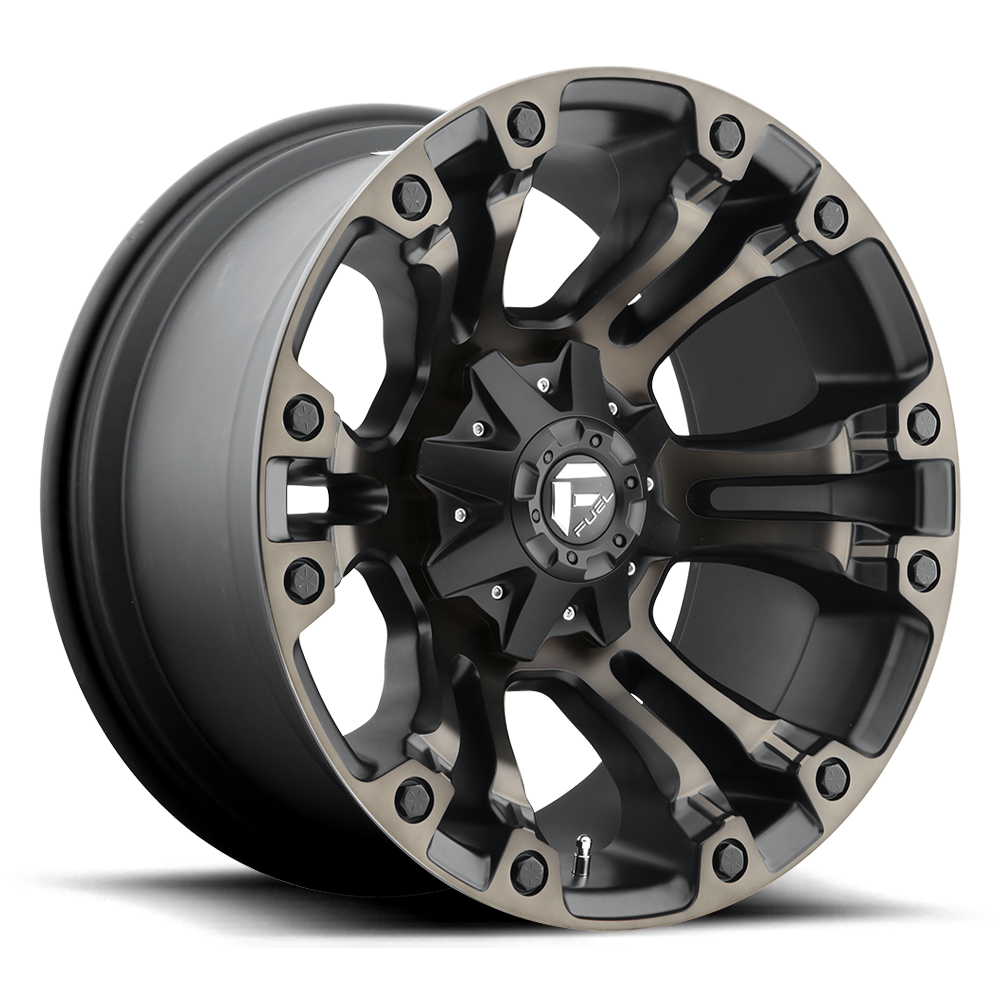 Fuel Wheels D56918909844A - Aluminum Wheels 18X9 Vapor D569 6 On 135/6 On 139.7 Matte Black Double Dark Tint 106.1 Bore -13 Offset Fuel Off Road Wheels Fuel Wheels D56918909844A - Aluminum Wheels 18X9 Vapor D569 6 On 135/6 On 139.7 Matte Black Double Dark Tint 106.1 Bore -13 Offset Fuel Off Road Wheels