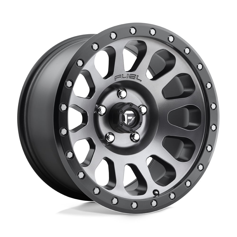 Fuel Wheels D60118905657 - Aluminum Wheels 18X9 Vector D601 5 On 150 Anthracite Gray Black Bead Ring 110.3 Bore 20 Offset Fuel Off Road Wheels
