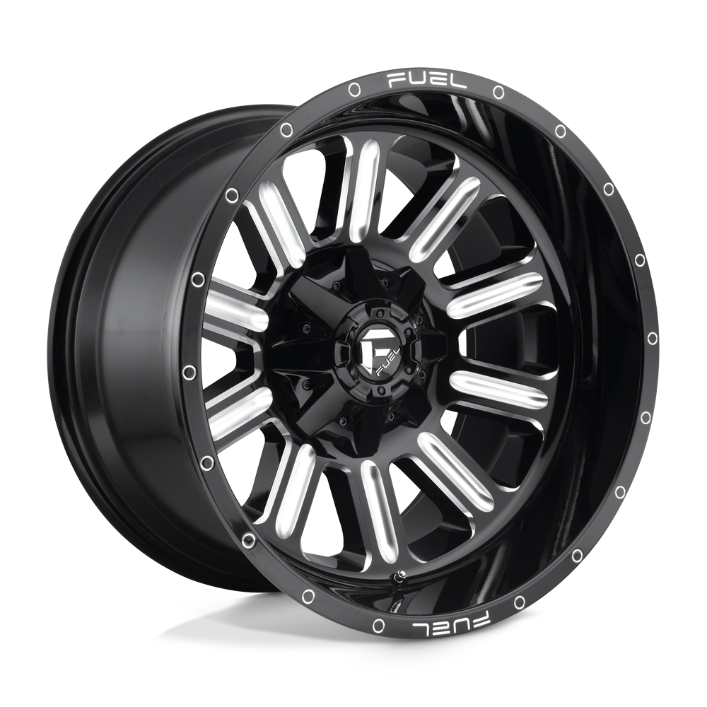 Fuel Wheels D62020908257 - Aluminum Wheels 20X9 Hardline D620 8 On 165.1 Gloss Black Milled 125.2 Bore 20 Offset Fuel Off Road Wheels Fuel Wheels D62020908257 - Aluminum Wheels 20X9 Hardline D620 8 On 165.1 Gloss Black Milled 125.2 Bore 20 Offset Fuel Off Road Wheels