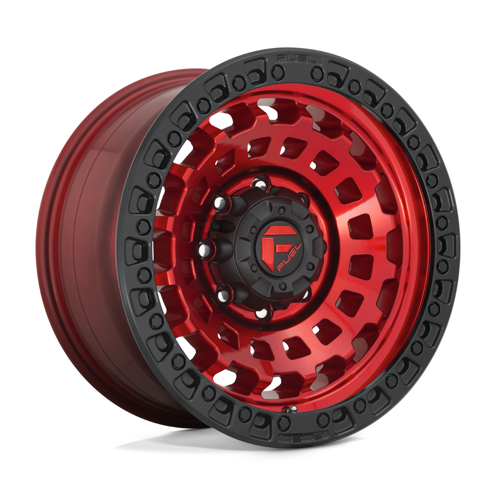 Fuel Wheels D63218907545 - Aluminum Wheels 18X9 Zephyr D632 5 On 127 Candy Red W/Matte Black Ring 71.5 Bore -12 Offset Fuel Off Road Wheels Fuel Wheels D63218907545 - Aluminum Wheels 18X9 Zephyr D632 5 On 127 Candy Red W/Matte Black Ring 71.5 Bore -12 Offset Fuel Off Road Wheels