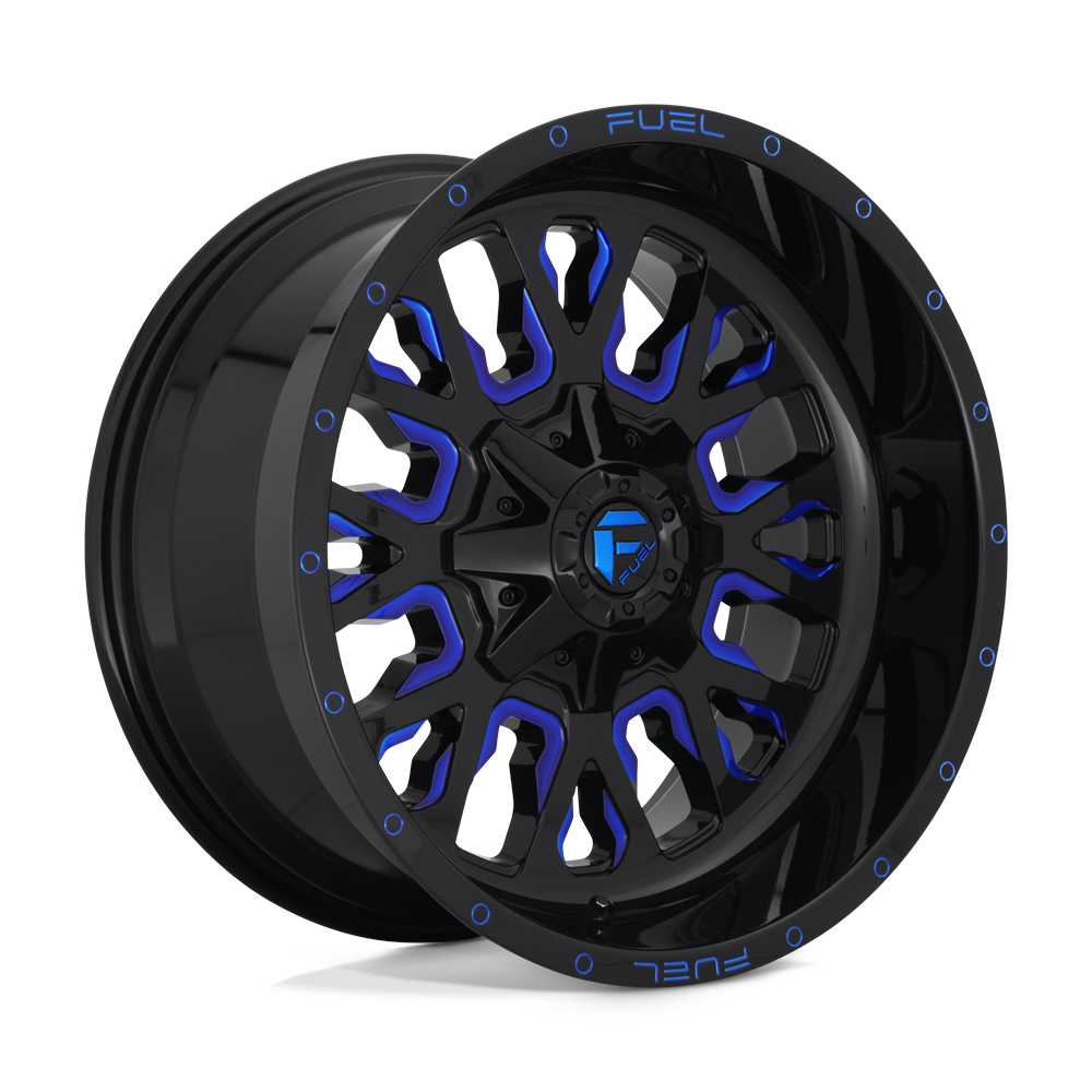 Fuel Wheels D64520907057 - Aluminum Wheels 20X9 Stroke D645 5 On 139.7/5 On 150 Gloss Blue Milled 110.3 Bore 20 Offset Fuel Off Road Wheels Fuel Wheels D64520907057 - Aluminum Wheels 20X9 Stroke D645 5 On 139.7/5 On 150 Gloss Blue Milled 110.3 Bore 20 Offset Fuel Off Road Wheels