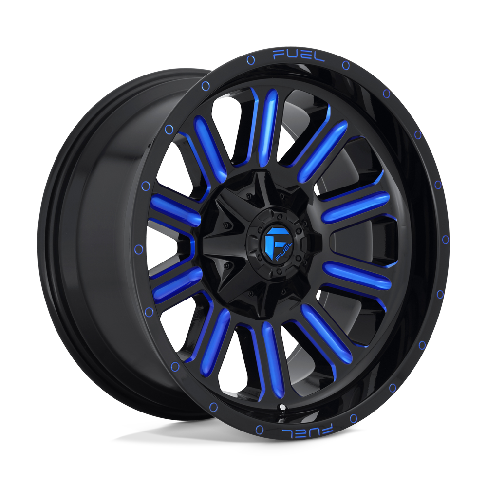 Fuel Wheels D64620002647 - Aluminum Wheels 20X10 Hardline D646 5 On 114.3/5 On 127 Gloss Black/Candy Blue 78.1 Bore -18 Offset Fuel Off Road Wheels Fuel Wheels D64620002647 - Aluminum Wheels 20X10 Hardline D646 5 On 114.3/5 On 127 Gloss Black/Candy Blue 78.1 Bore -18 Offset Fuel Off Road Wheels