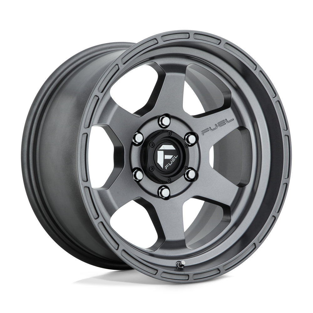 Fuel Wheels D66517908950 - Aluminum Wheels 17X9 Shok D665 6 On 135 Matte Anthracite Gray 87.1 Bore 1 Offset Fuel Off Road Wheels