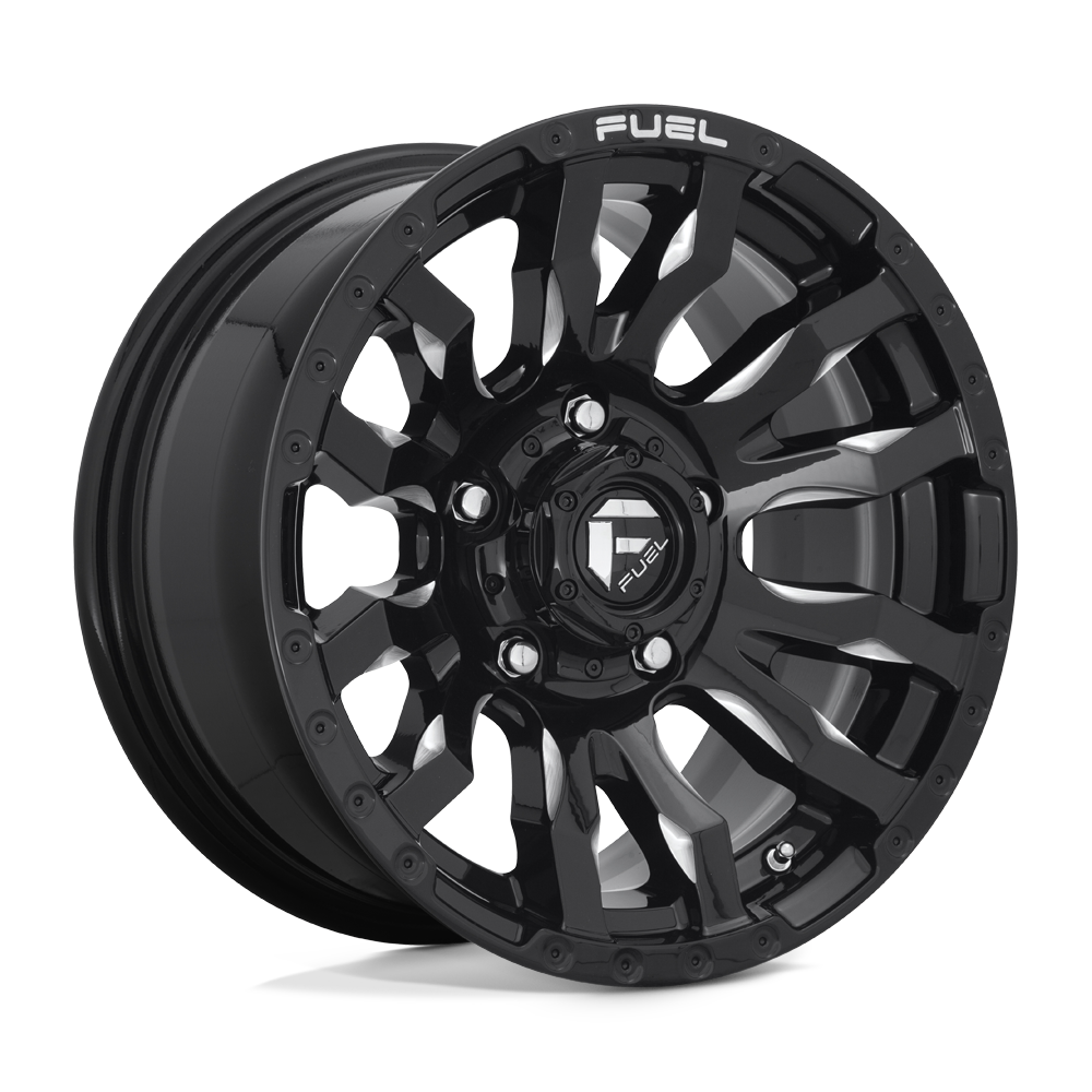 Fuel Wheels D67316808545 - D673 Blitz 16X8 Gloss Black Milled