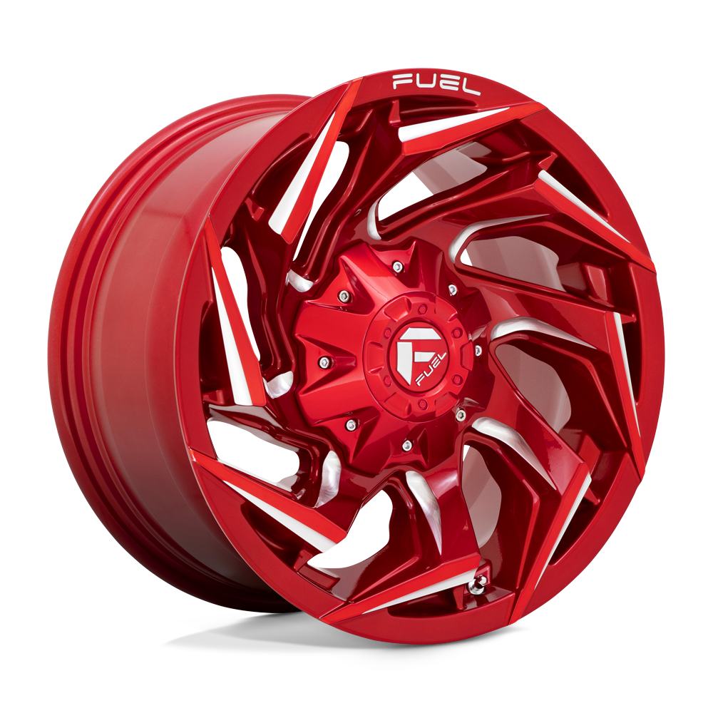 Fuel Wheels D75417902650 - Aluminum Wheels 17X9 Reaction D754 5 On 114.3/5 On 127 Candy Red/Milled 78.1 Bore 1 Offset Fuel Off Road Wheels Fuel Wheels D75417902650 - Aluminum Wheels 17X9 Reaction D754 5 On 114.3/5 On 127 Candy Red/Milled 78.1 Bore 1 Offset Fuel Off Road Wheels