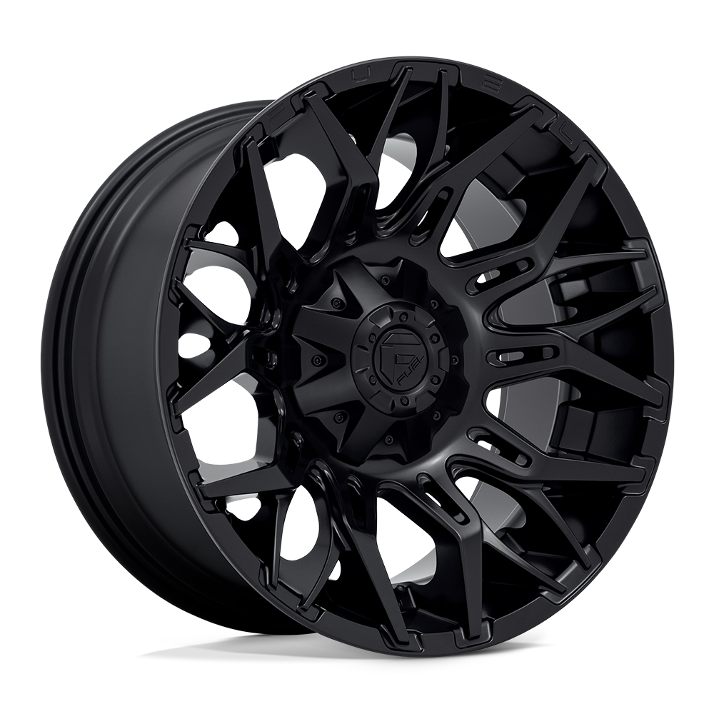 Fuel Wheels D77220009847 - Aluminum Wheels 20X10 Twitch D772 6 On 135/6 On 139.7 Blackout 106.1 Bore -18 Offset Fuel Off Road Wheels