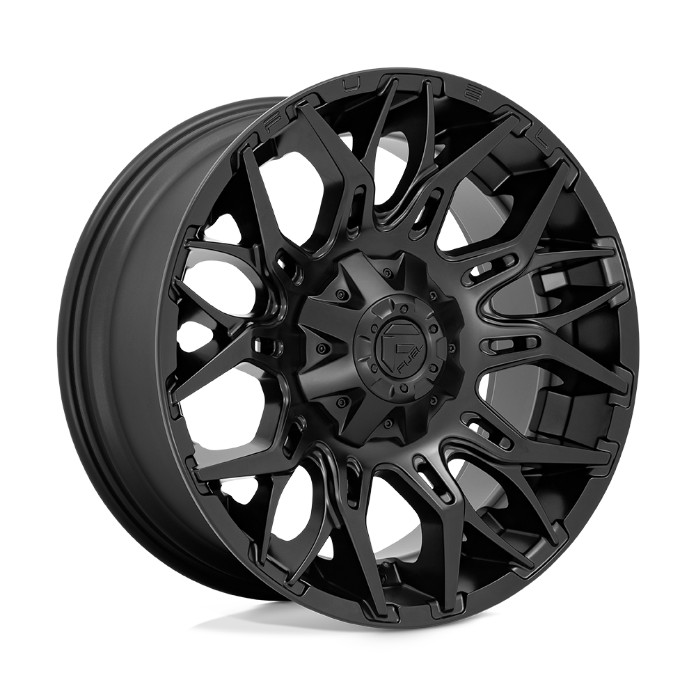 Fuel Wheels D77220007047 - Aluminum Wheels 20X10 Twitch D772 5 On 139.7/5 On 150 Blackout 110.2 Bore -18 Offset Fuel Off Road Wheels
