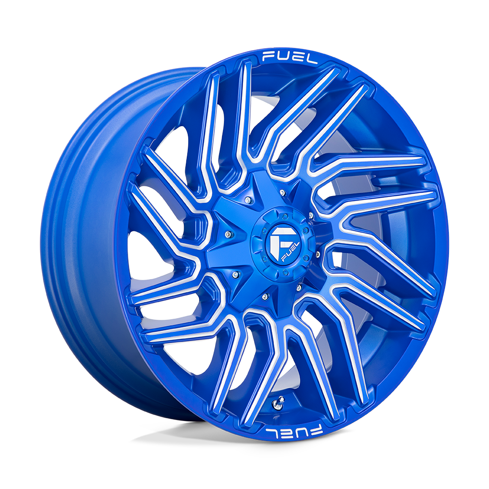 Fuel Wheels D77420907050 - Aluminum Wheels 20X9 Typhoon D774 5 On 139.7/5 On 150 Anodized Blue MIlled 110.2 Bore 1 Offset Fuel Off Road Wheels Fuel Wheels D77420907050 - Aluminum Wheels 20X9 Typhoon D774 5 On 139.7/5 On 150 Anodized Blue MIlled 110.2 Bore 1 Offset Fuel Off Road Wheels