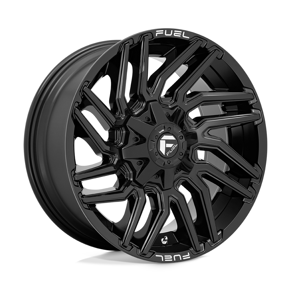 Fuel Wheels D77620907050 - Aluminum Wheels 20X9 Typhoon D776 5 On 139.7/5 On 150 Gloss Black 110.2 Bore 1 Offset Fuel Off Road Wheels
