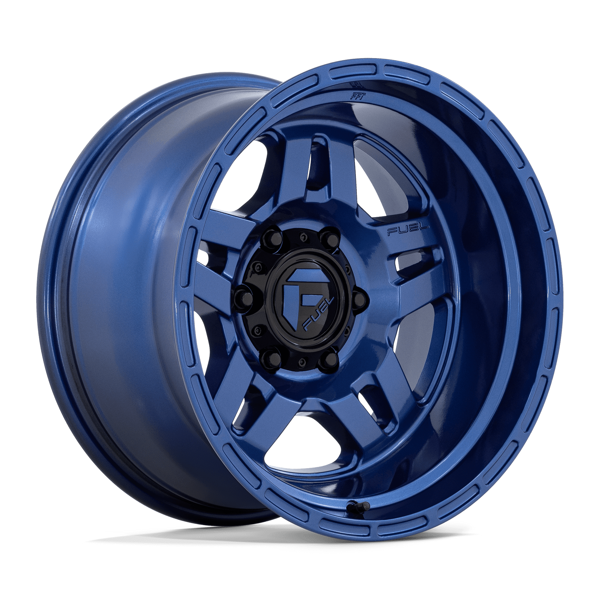 Fuel Wheels D80217908435 - D802 Oxide 17X9 Dark Blue