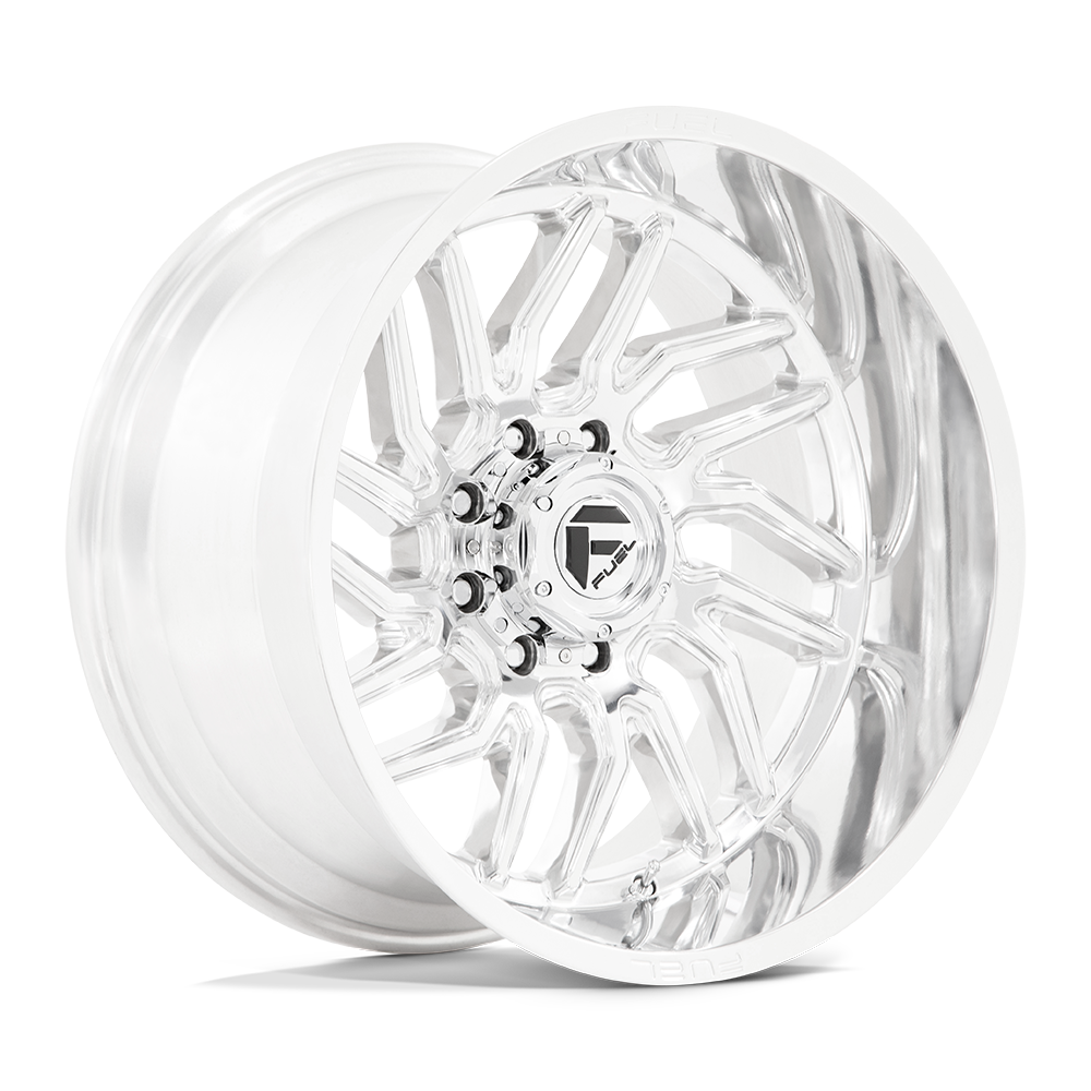 Fuel Wheels D80920907557 - Aluminum Wheels 20X9 Hurricane D809 5 On 127 Polished Milled 71.5 Bore 20 Offset Fuel Off Road Wheels
