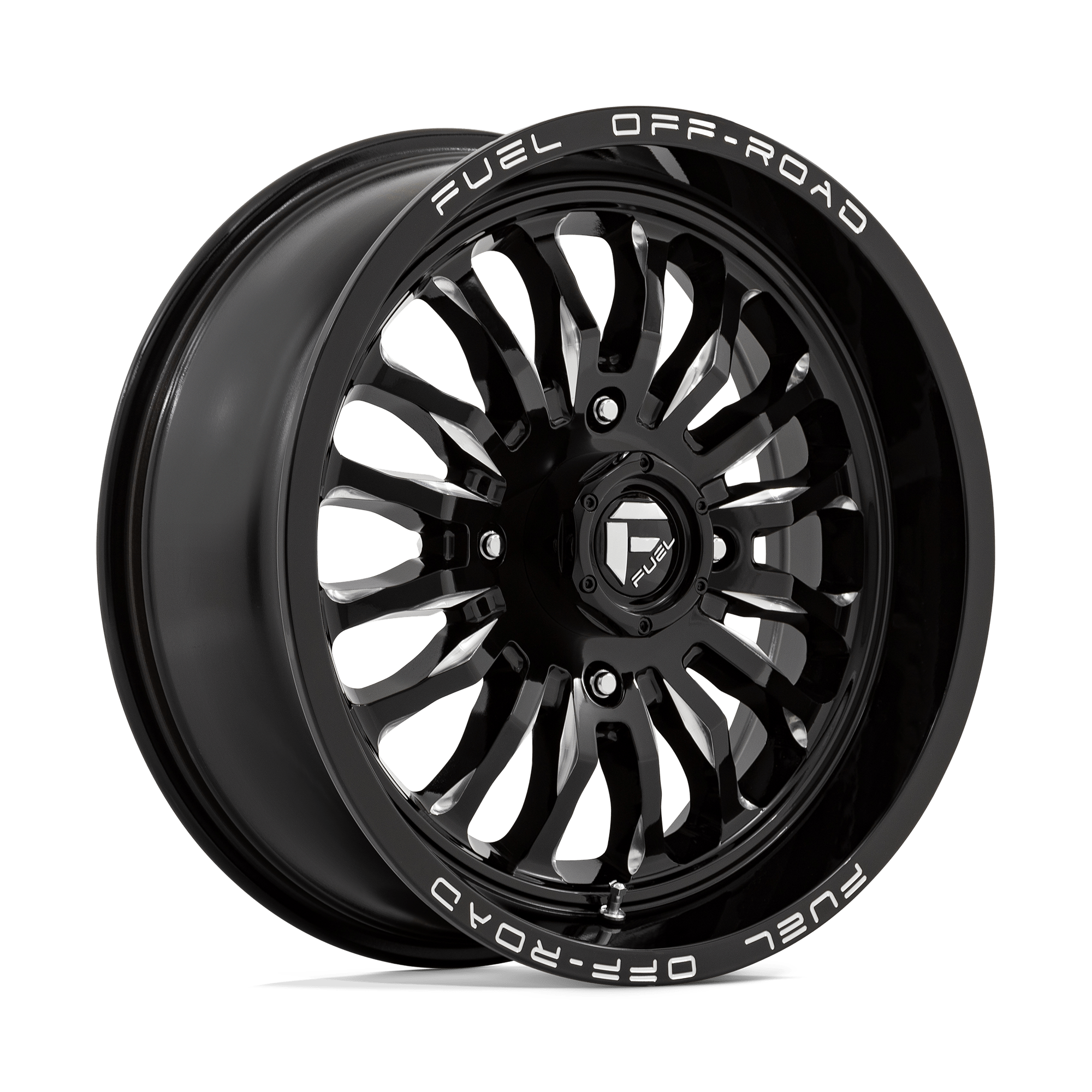 Fuel Wheels D8211870A544 - D821 Arc Utv 18X7 Gloss Black Milled
