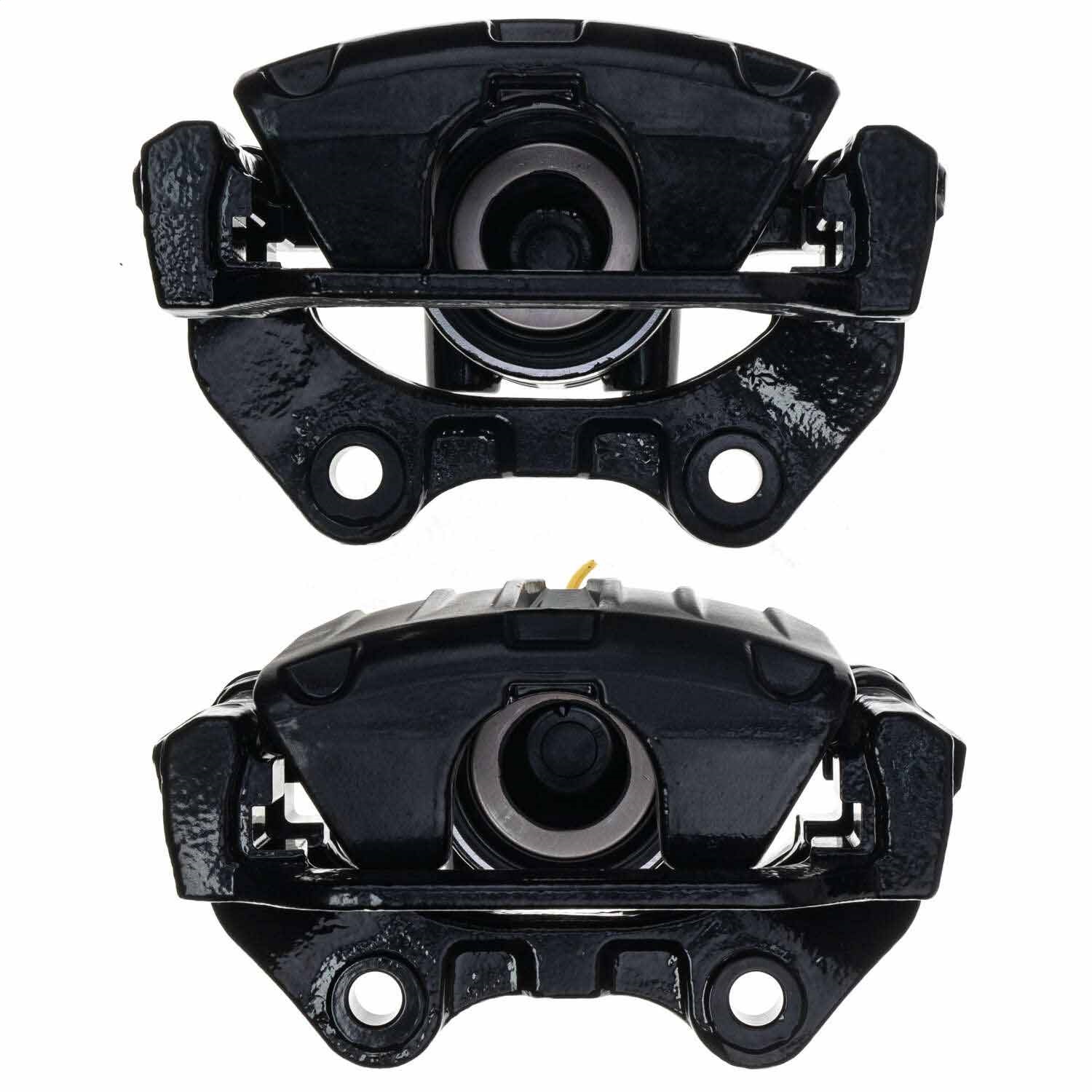 PowerStop S4726BLK - Power Stop 00-02 Cadillac DeVille Rear Black Caliper - Pair w/Bracket