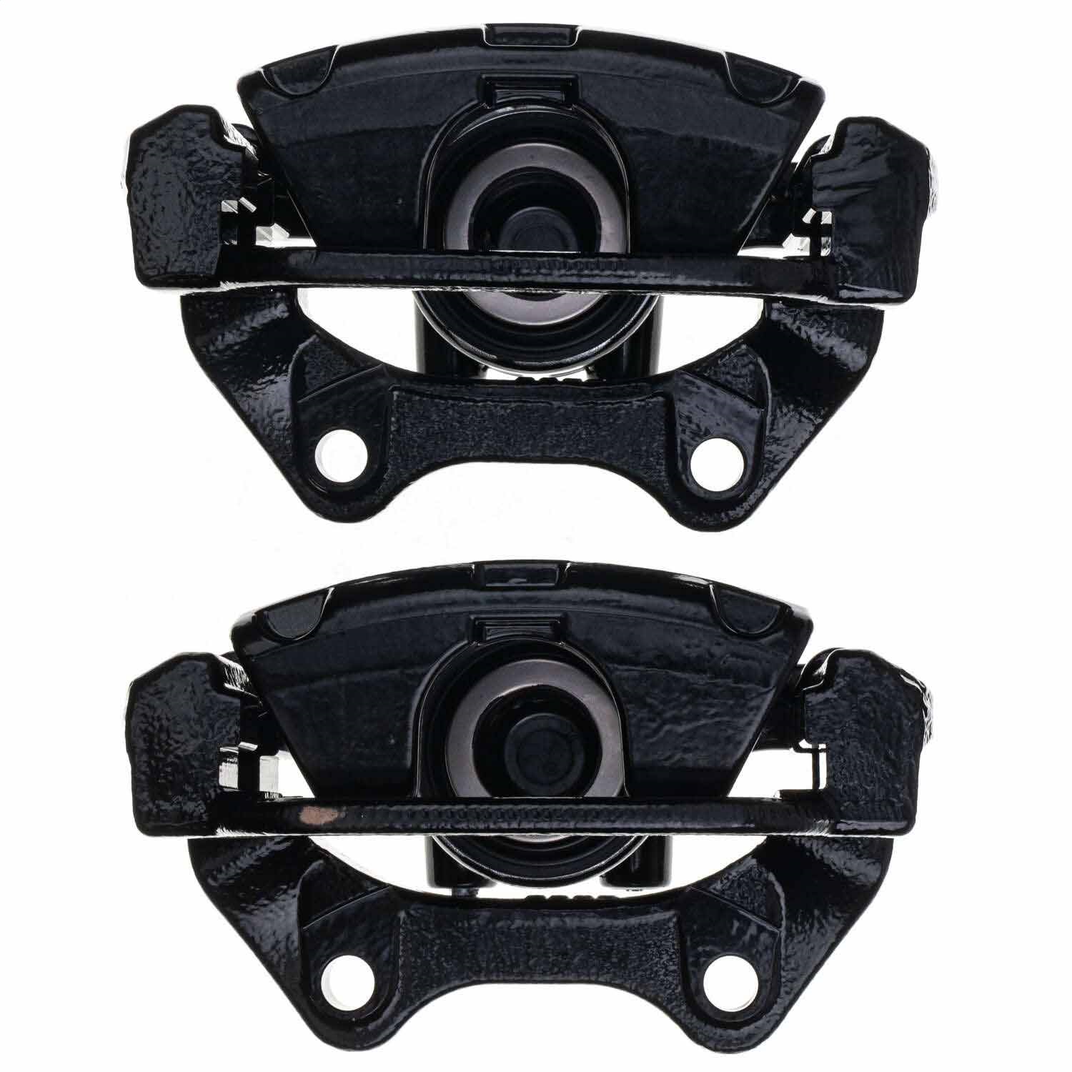 PowerStop S4854BLK - Power Stop 06-11 Cadillac DTS Rear Black Caliper - Pair w/Bracket