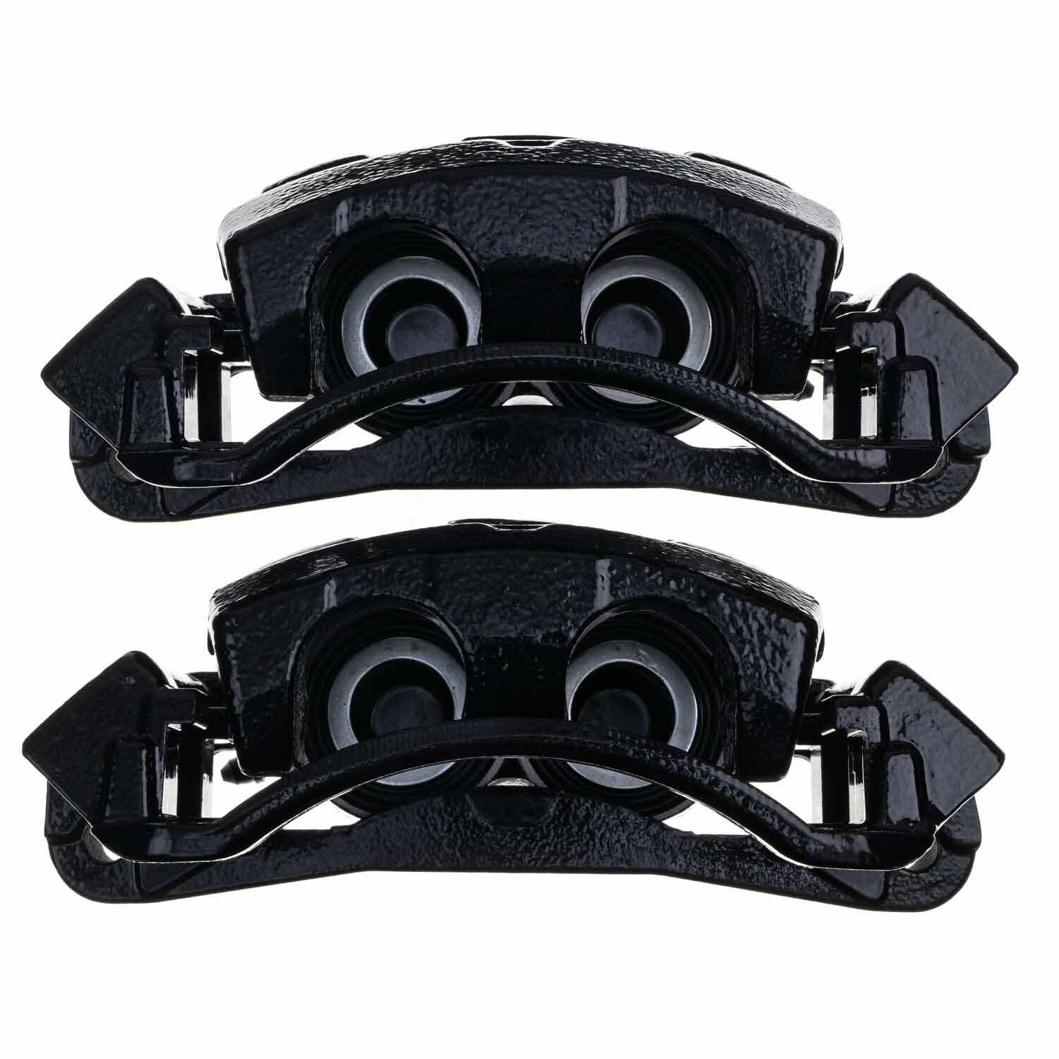 PowerStop S4790BLK - Power Stop 00-05 Ford Excursion Front Black Caliper - Pair w/Bracket PowerStop S4790BLK - Power Stop 00-05 Ford Excursion Front Black Caliper - Pair w/Bracket