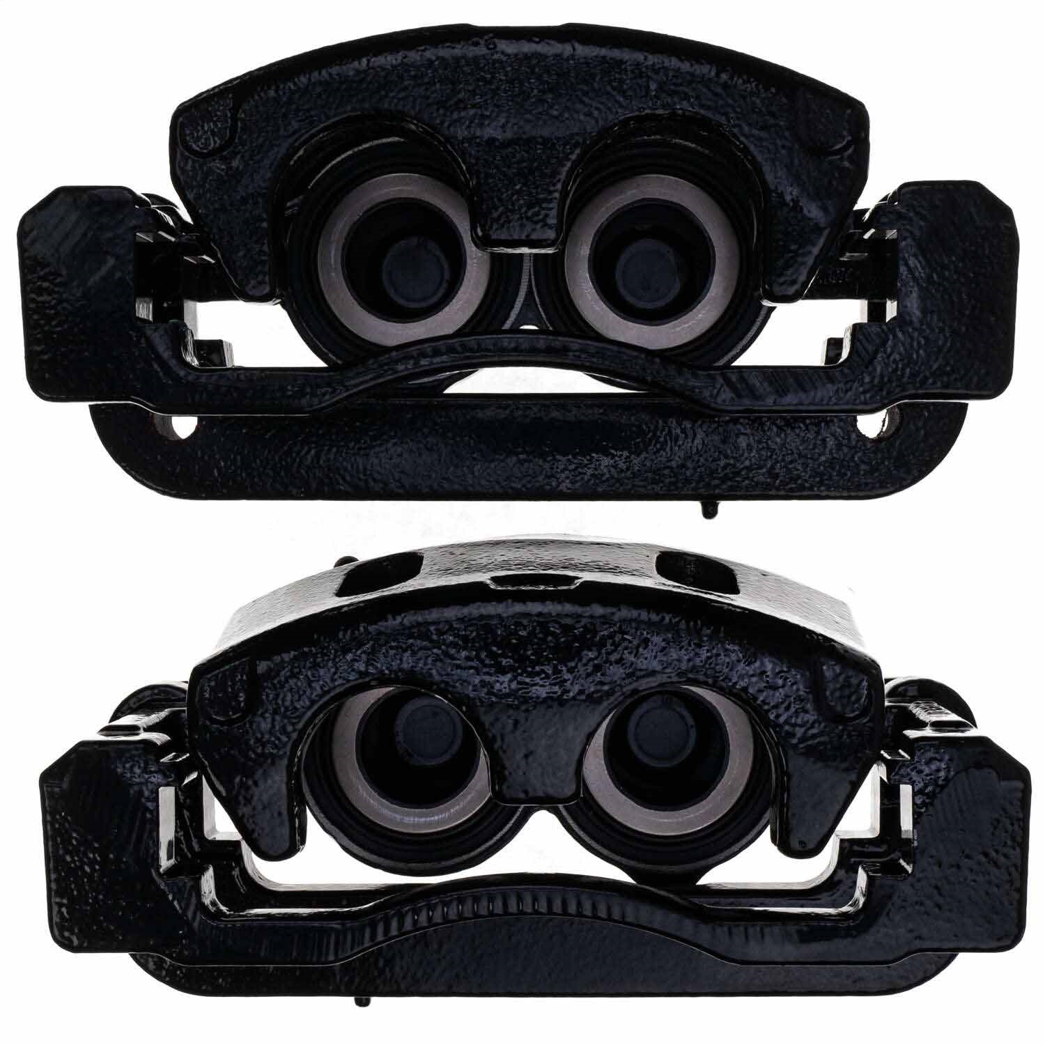 PowerStop S4918ABLK - Power Stop 08-20 Cadillac Escalade Front Black Caliper - Pair w/Bracket