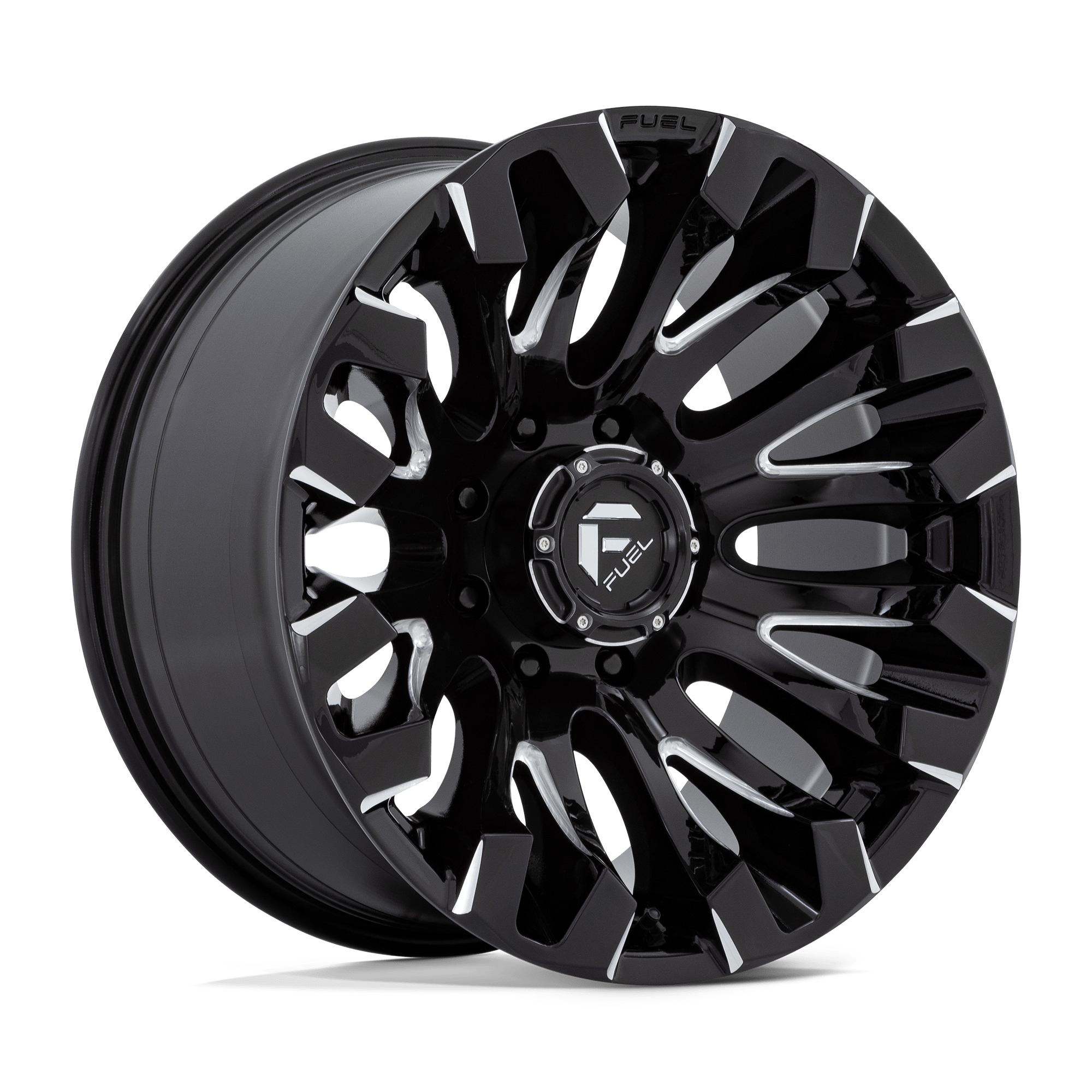 Fuel Wheels D82820001747 - Aluminum Wheels 20X10 Quake D828 8 On 170 Gloss Black Milled 125.1 Bore -18 Offset Fuel Off Road Wheels Fuel Wheels D82820001747 - Aluminum Wheels 20X10 Quake D828 8 On 170 Gloss Black Milled 125.1 Bore -18 Offset Fuel Off Road Wheels