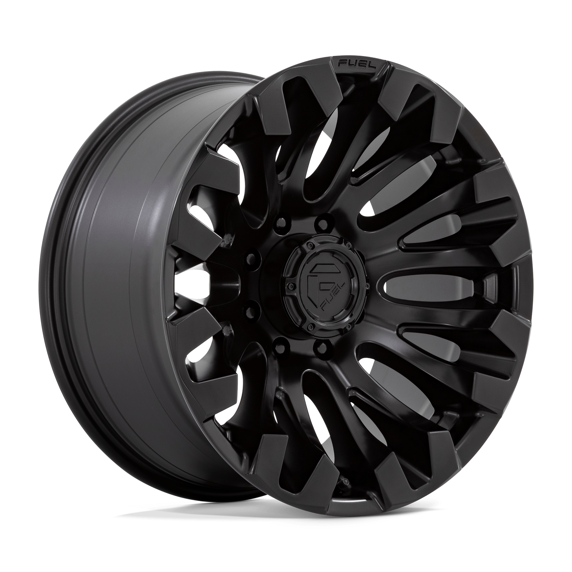 Fuel Wheels D83120001847 - Aluminum Wheels 20X10 Quake D831 8 On 180 Blackout 124.2 Bore -18 Offset Fuel Off Road Wheels
