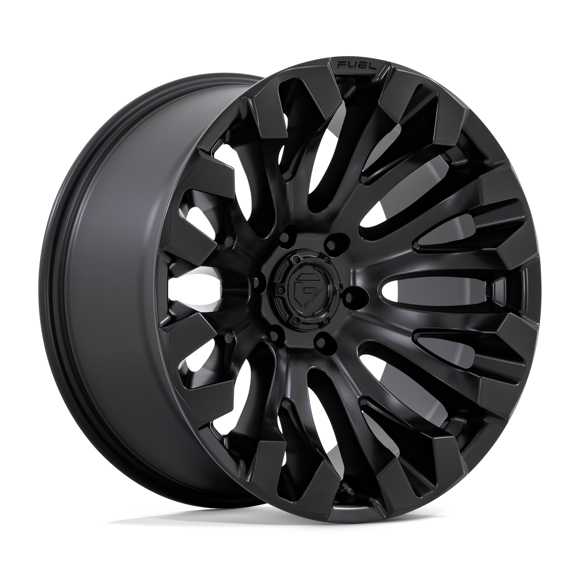 Fuel Wheels D83120907550 - Aluminum Wheels 20X9 Quake D831 5 On 127 Blackout 71.5 Bore 1 Offset Fuel Off Road Wheels
