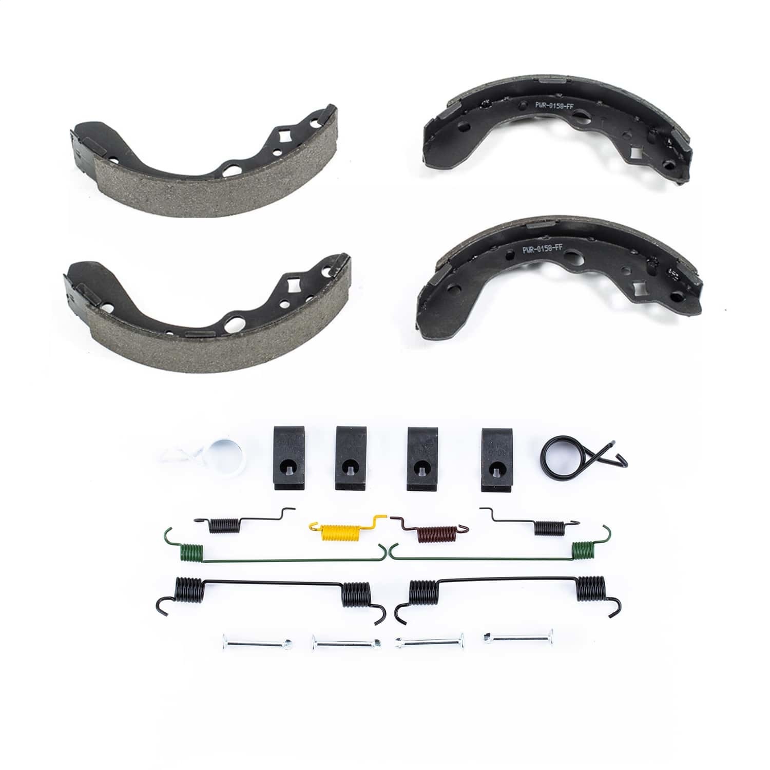 PowerStop SSH739 - Power Stop 99-03 Mazda Protege Rear Autospecialty Brake Shoes w/Hardware PowerStop SSH739 - Power Stop 99-03 Mazda Protege Rear Autospecialty Brake Shoes w/Hardware