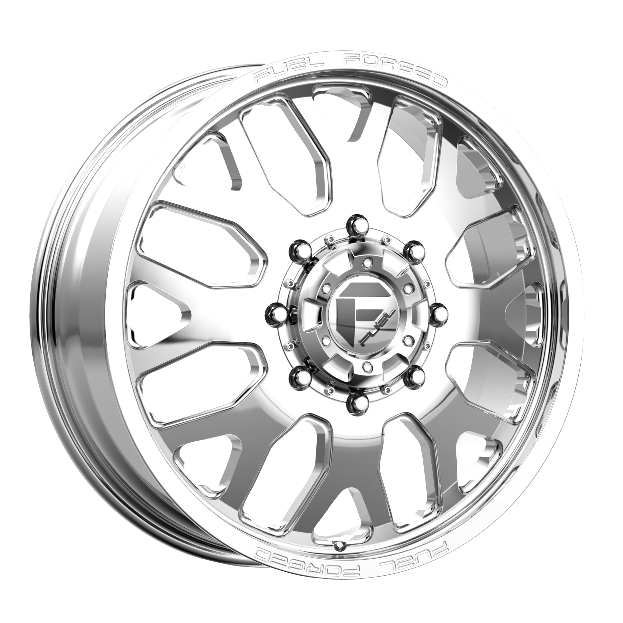 Fuel Wheels DF19208293 - Dually Wheels 20X8.25 FF19D Dually DE19 PO 8 On 210 Polished 154.3 Bore 105 Offset Front Dually Fuel Off Road Wheels Fuel Wheels DF19208293 - Dually Wheels 20X8.25 FF19D Dually DE19 PO 8 On 210 Polished 154.3 Bore 105 Offset Front Dually Fuel Off Road Wheels