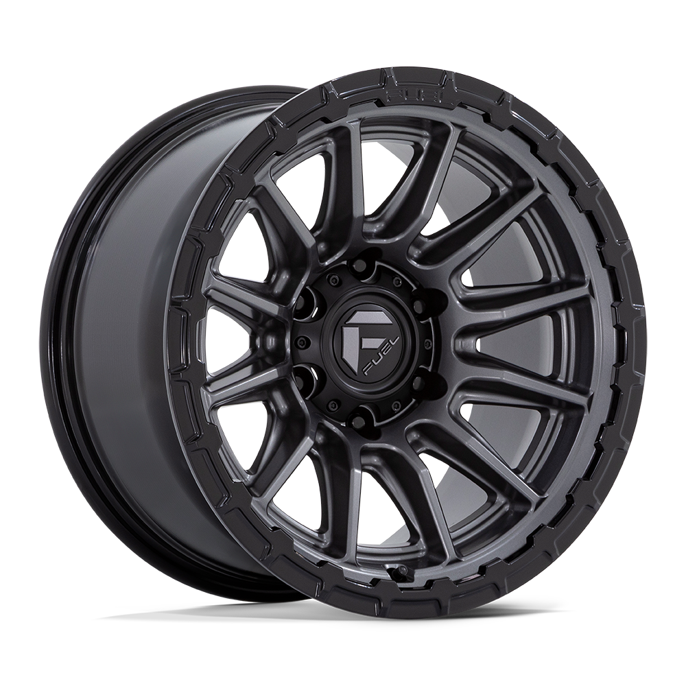 Fuel Wheels FC866AB20905001 - Fc866 Piston 20X9 Matte Gunmetal W/ Gloss Black Lip