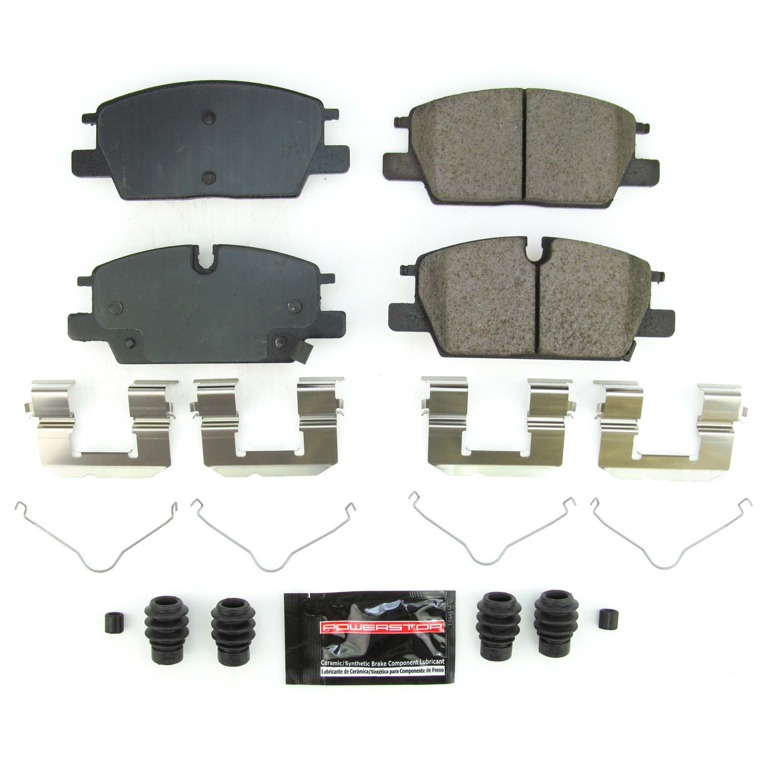 PowerStop Z23-2345 - Power Stop 2021 Chevrolet Malibu Front Z23 Evo Sport Brake Pad w/Hardware