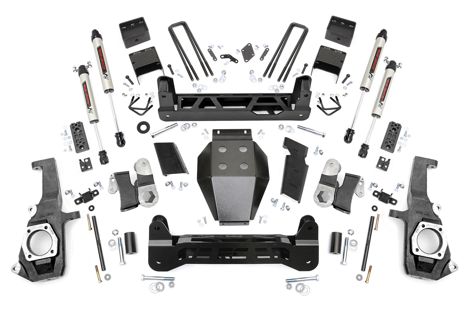 Rough Country 25370 - 7.5 Inch Lift Kit - NTD - V2 - Chevy/GMC 2500HD/3500HD (11-19)